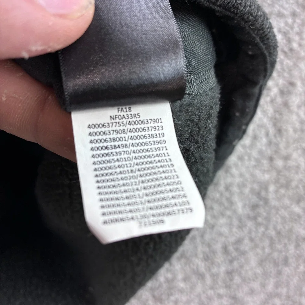The North Face Gordon Lyons Jacket Mens Large Gray Fleece Full Zip NF0A33R5